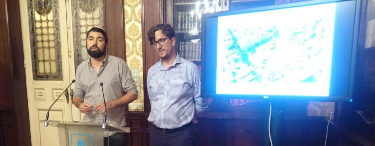 Rueda de prensa en el Concello de A Coruña sobre la remodelación del mercado de Monte Alto