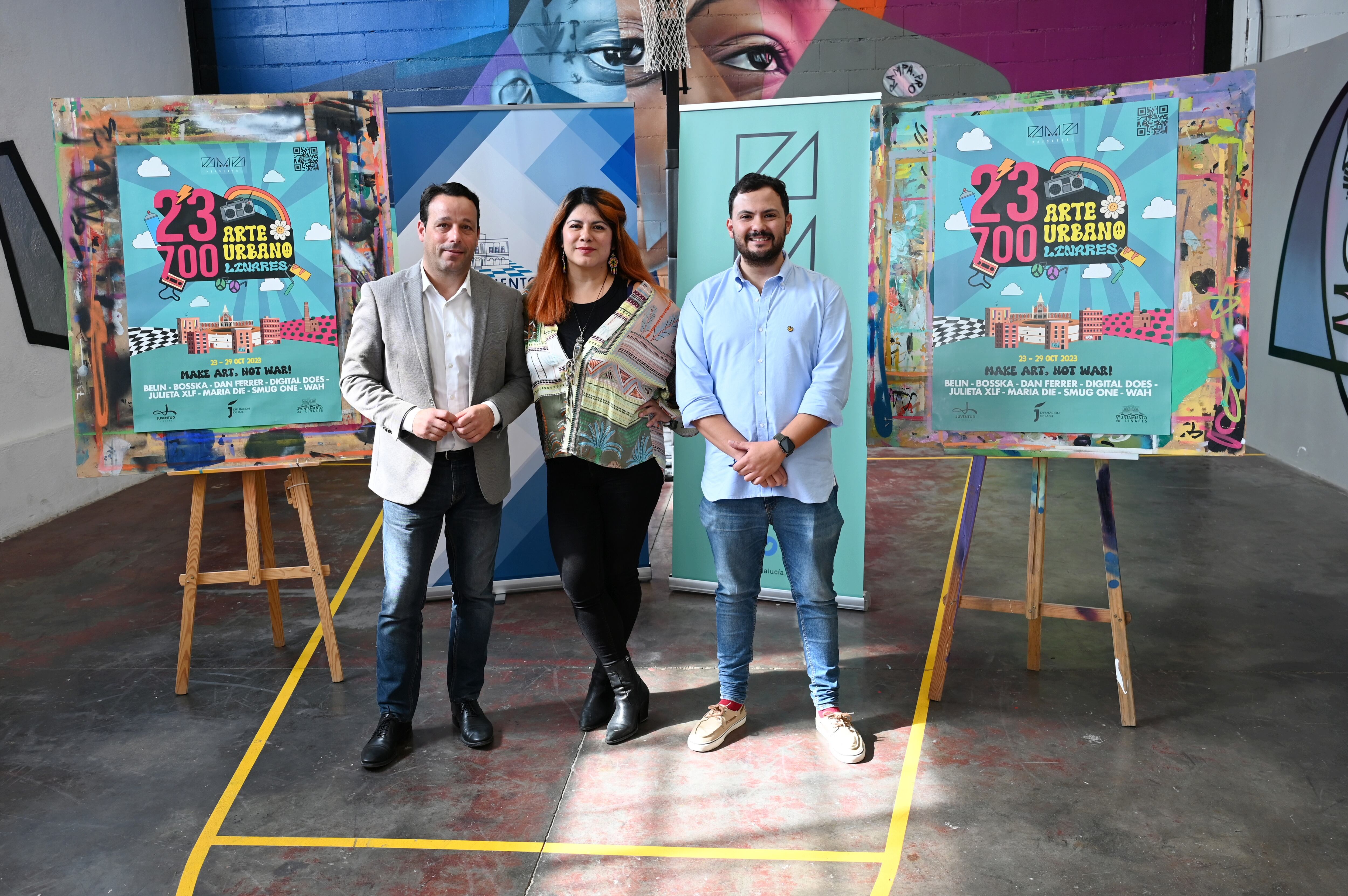 Presentación del Festival de Arte Urbano 23700 de Linares.