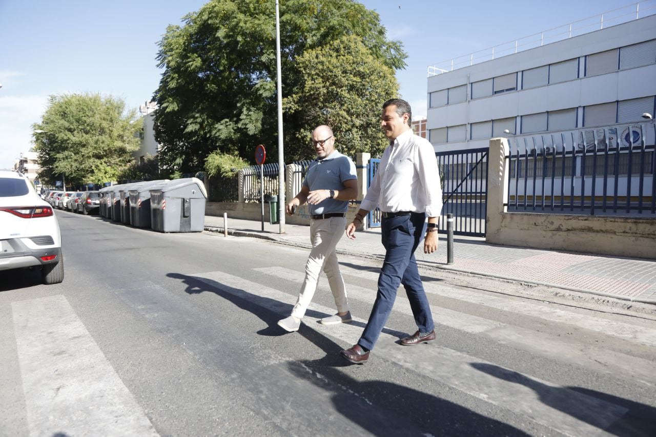 Jose María Bellido, junto a Bernardo Jordano (Patricia Cachinero)