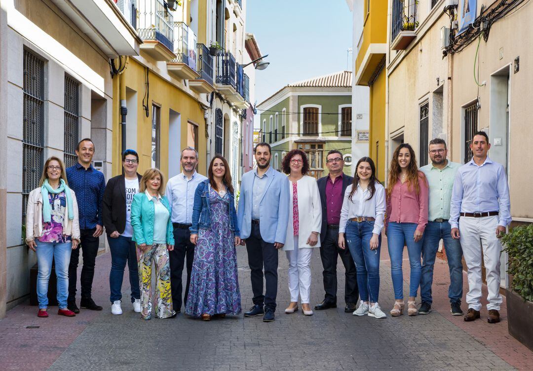 La candidatura del PSPV-PSOE de Ondara a las elecciones municipales del 26 de mayo.