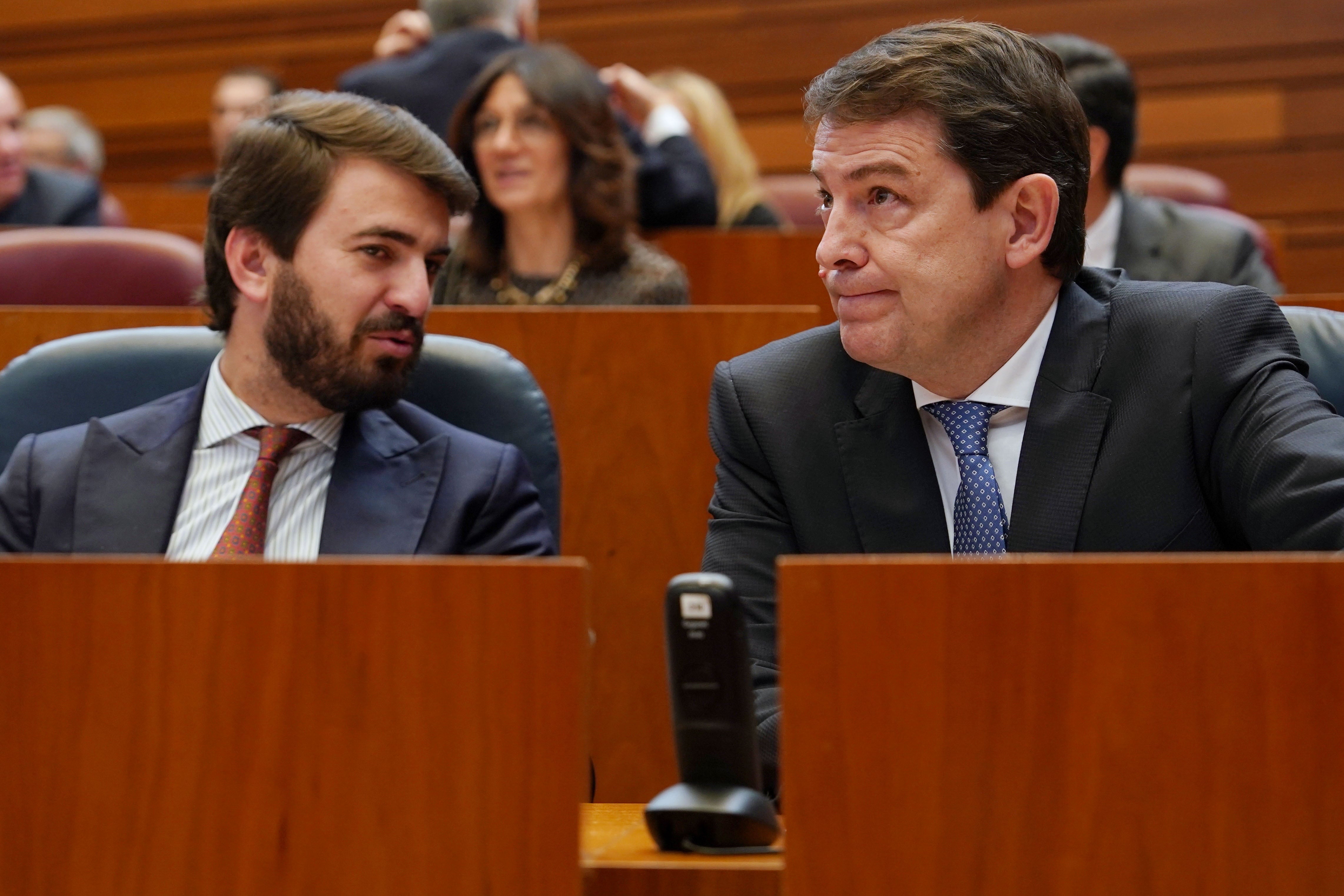 Sesión del parlamento de Castilla y León