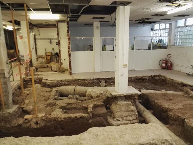 Excavaciones arqueológicas Mercado Central