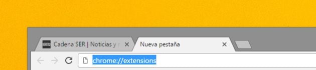 Navegador Google Chrome.