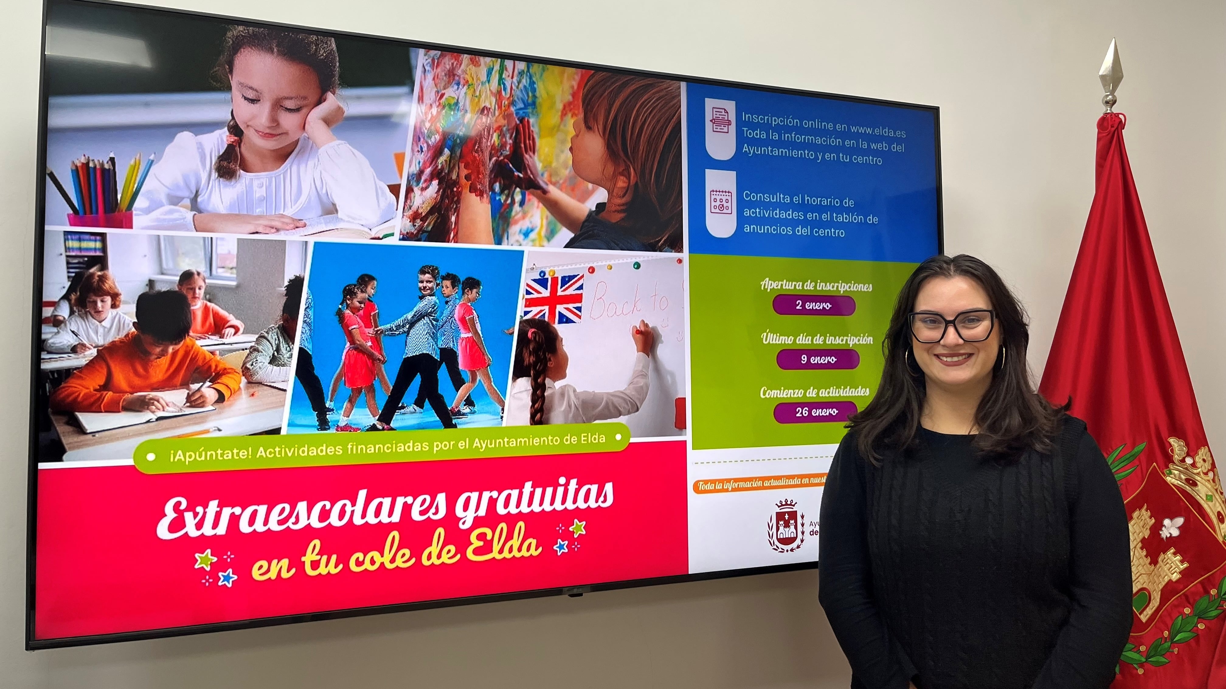 María Gisbert, edil de Educaciòn de Elda, ha presentado las actividades