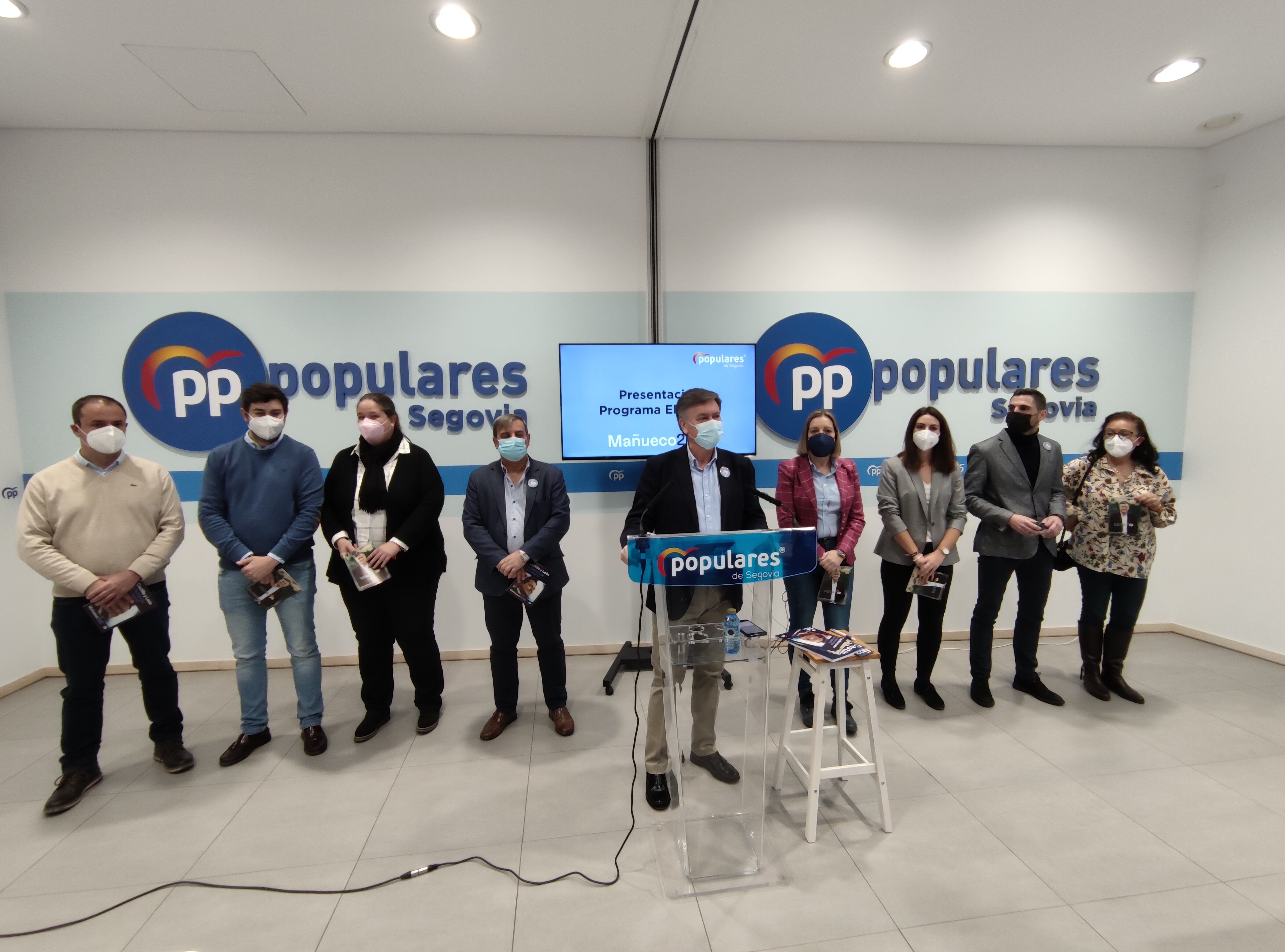 Candidatos del PP de Segovia las Cortes de Castilla y León