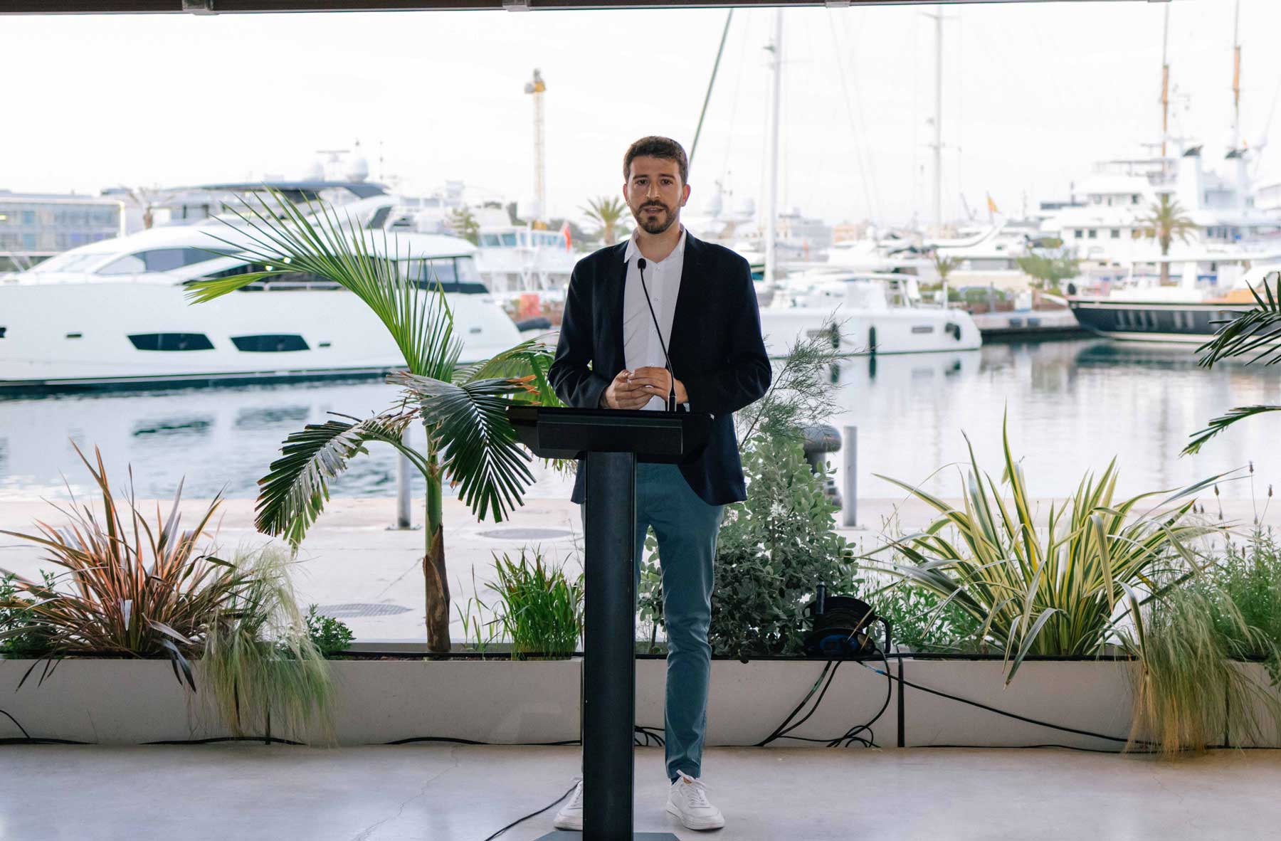 Jordi Pla, durante su intervención en el acto de Oper House