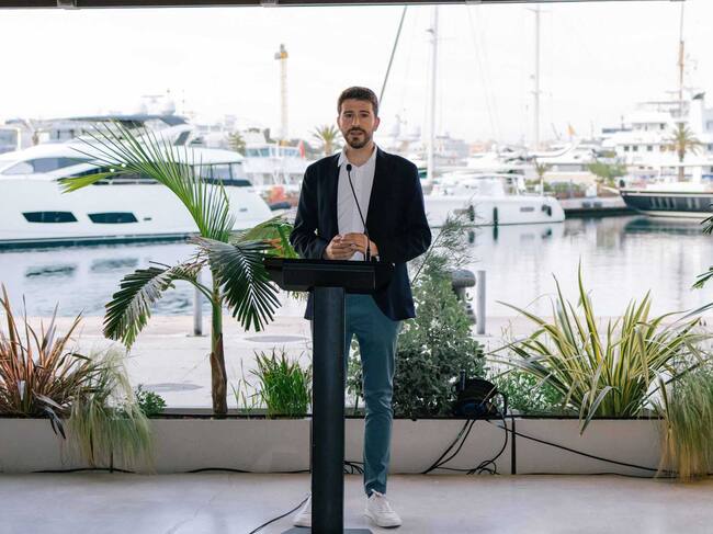 Jordi Pla, durante su intervención en el acto de Oper House