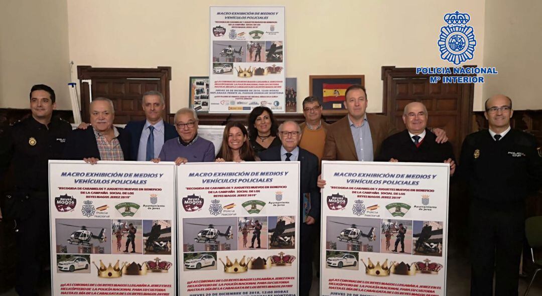 Presentación de la macroexhibición en beneficio de los Reyes Magos