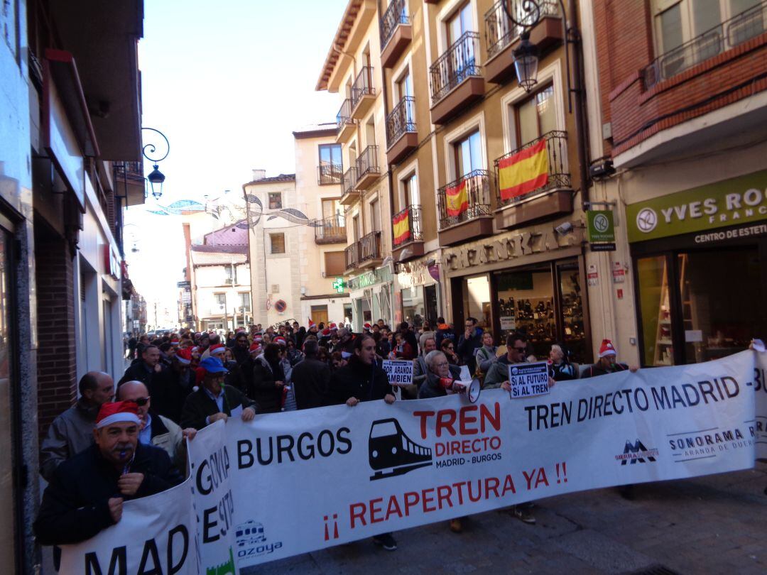 Imagen de archivo de una de las manifestaciones de la plataforma