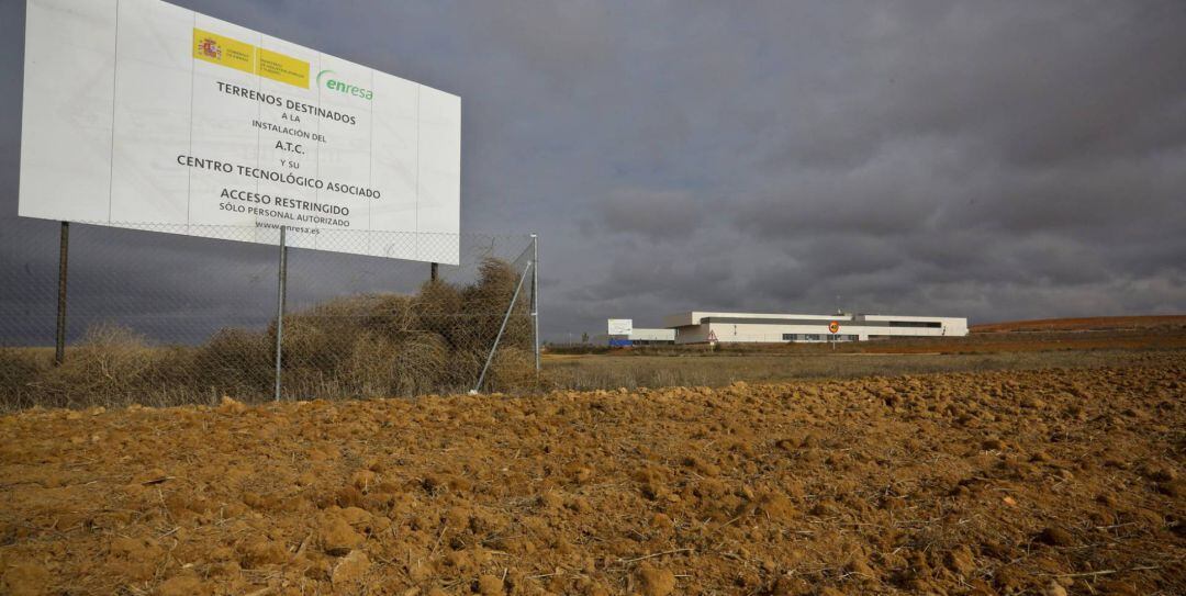 Terrenos destinados a la construcción del ATC en Villar de Cañas (Cuenca).