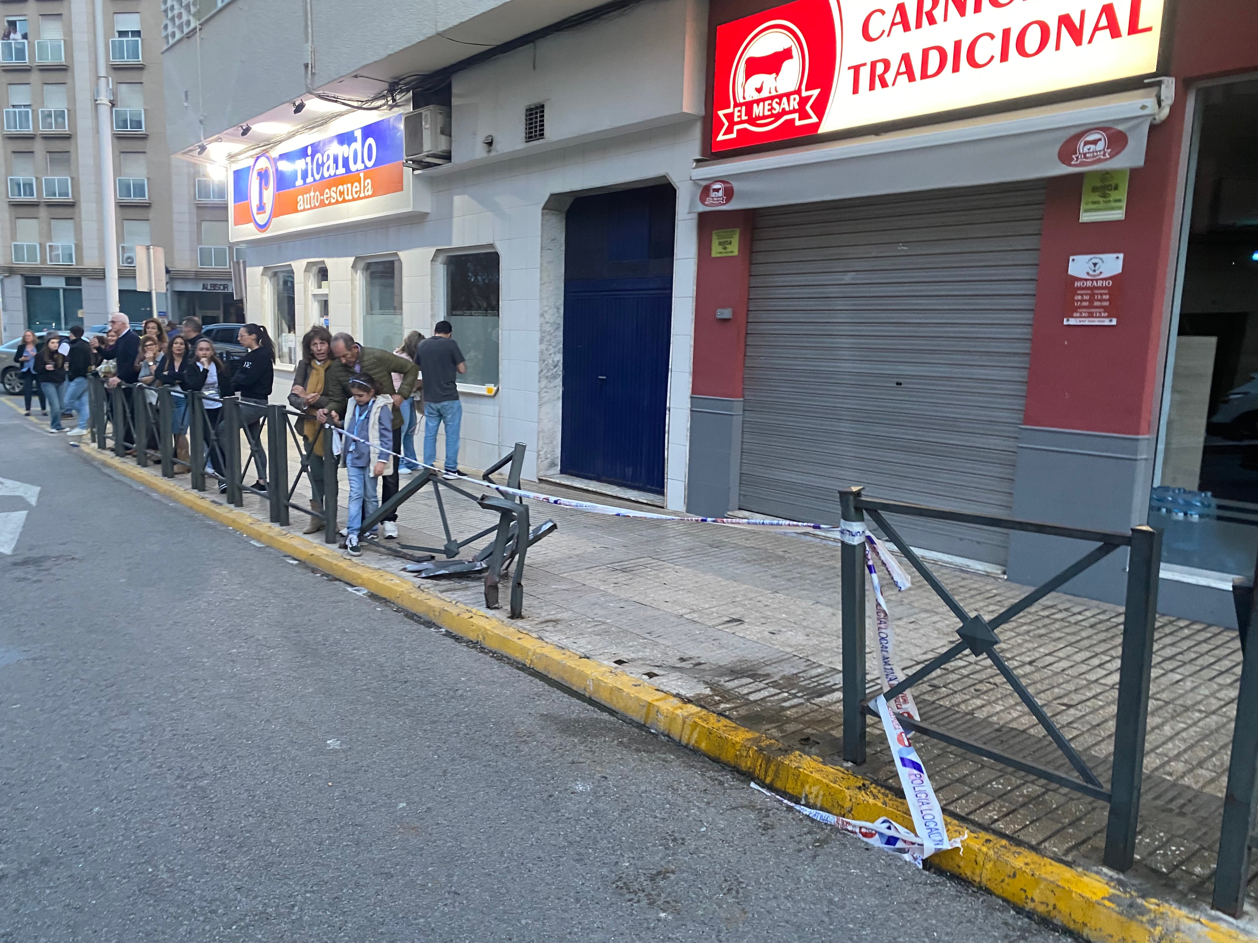 Accidente en la plaza Pintor Guiteras