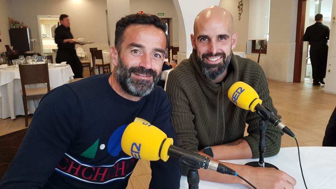 Paco Peña y Chema Jiménez, en la Tertulia del restaurante El Sorell