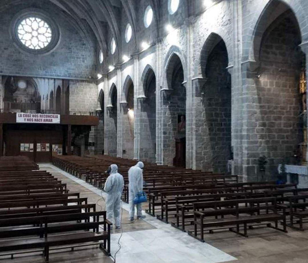 Trabajos de desinfección 