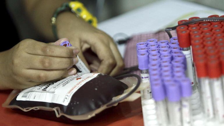 Bolsa de sangre donada