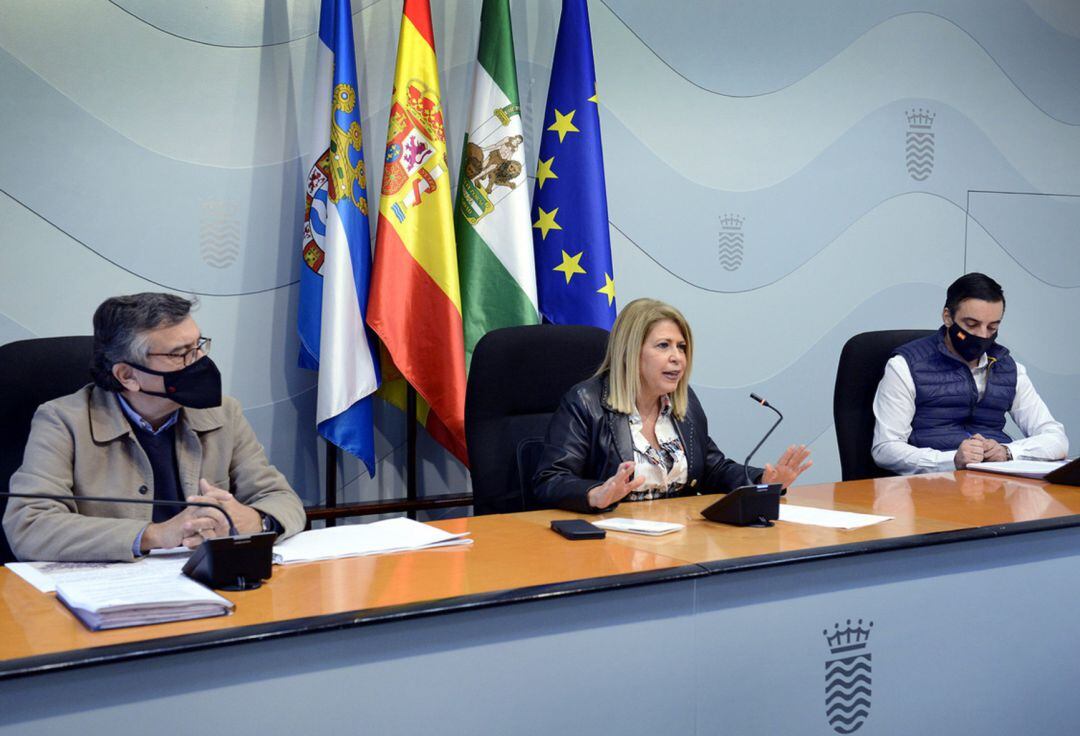 Imagen de archivo. Una de las intervenciones de la alcaldesa de Jerez exponiendo detalles del Plan.