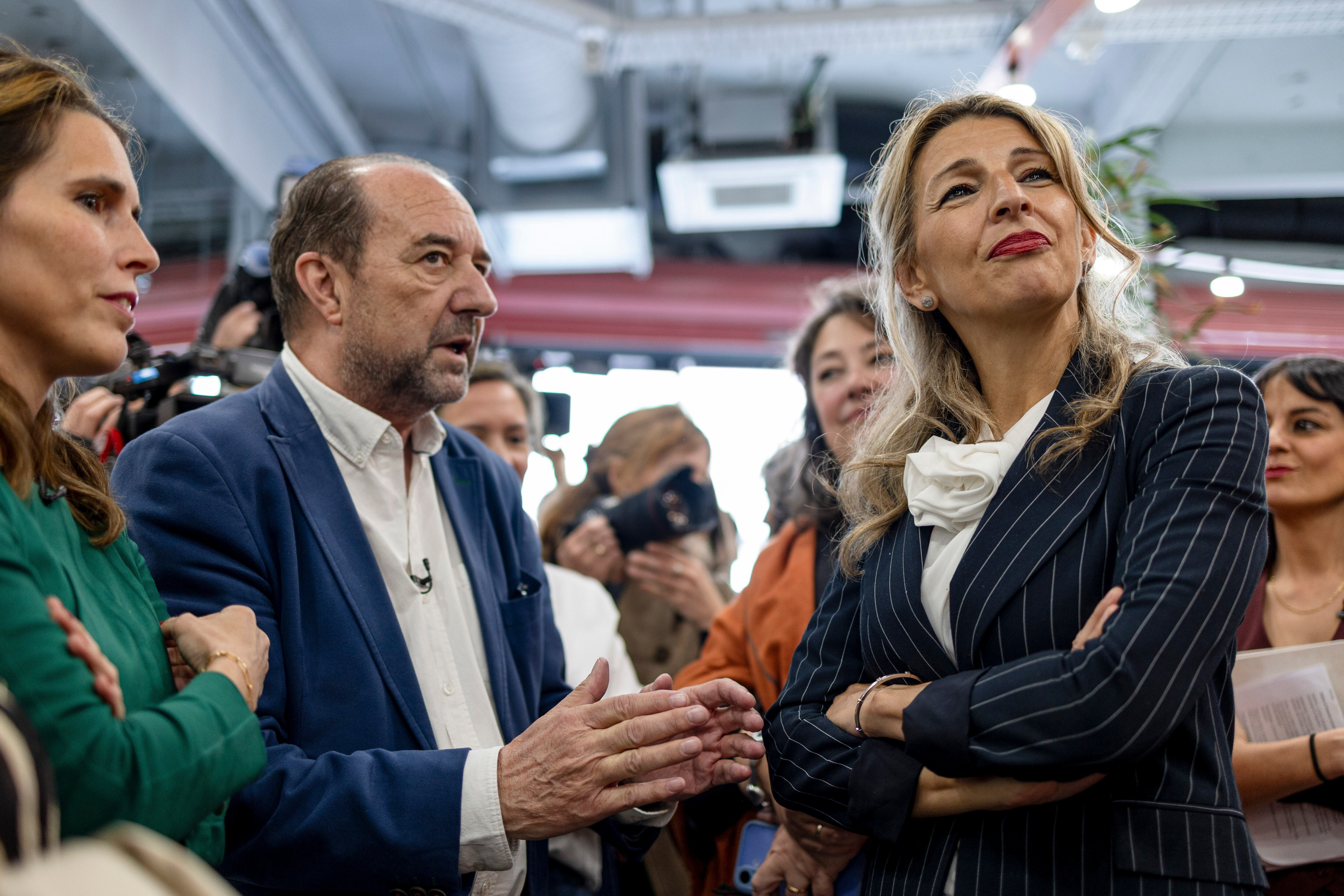 Yolanda Díaz participa en el evento &quot;El impacto de la nueva jornada laboral, avances y retos&quot; EFE/ Daniel Gonzalez