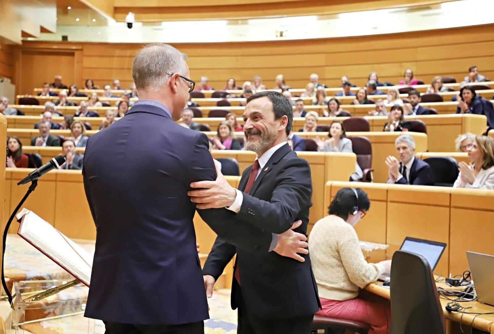 El momento de la toma de posesión