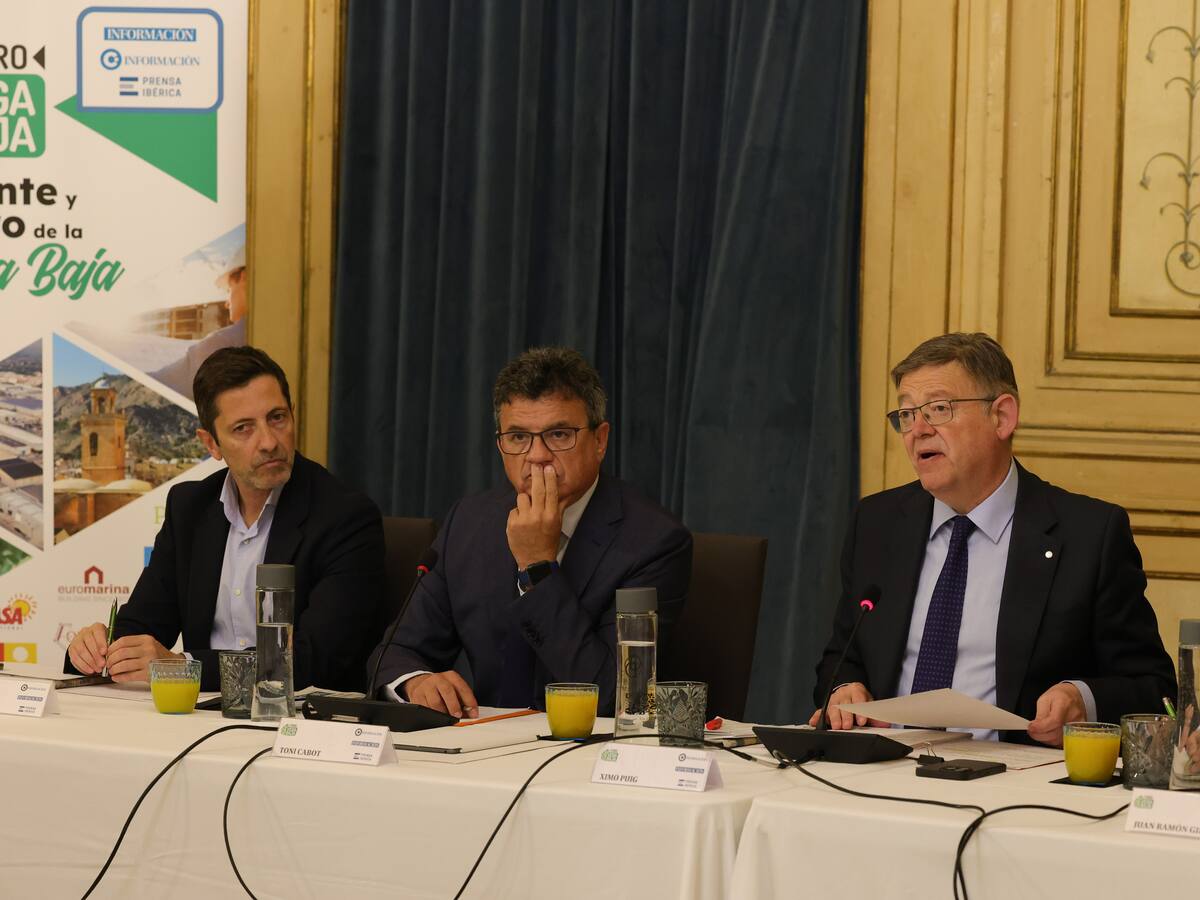 Ximo Puig anuncia que aprobará “de forma inminente” la rebaja adicional de 10 céntimos en el precio del metro cúbico de agua desalada