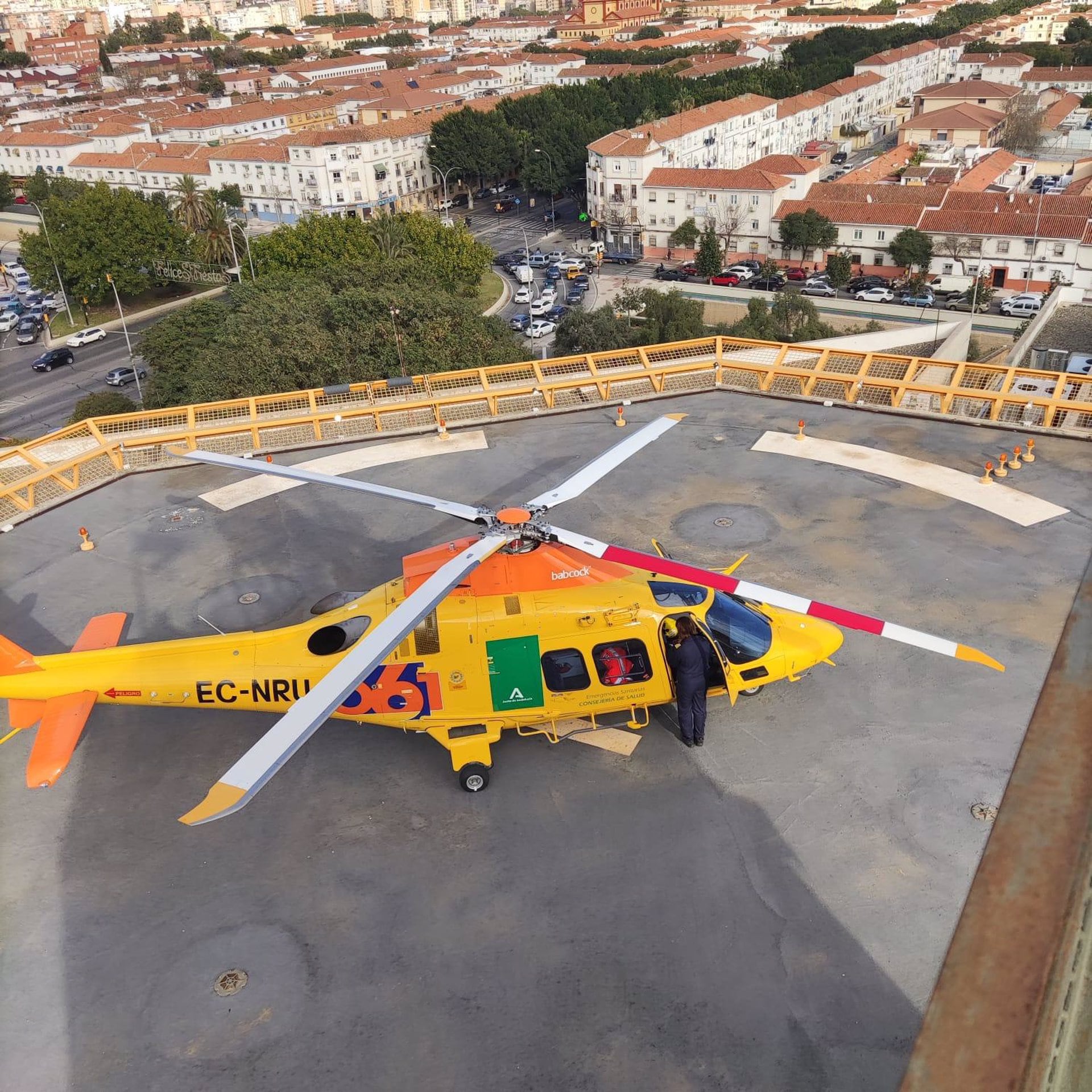 Helicóptero del 061 Andalucía (EP)