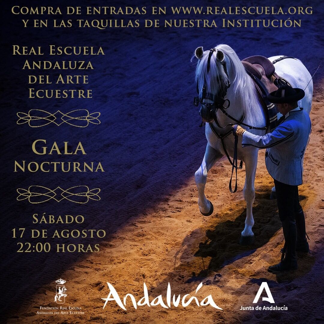 Cartel de la Gala nocturna del sábado