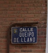 Calle Queipo de Llano en San Pedro del Pinatar.