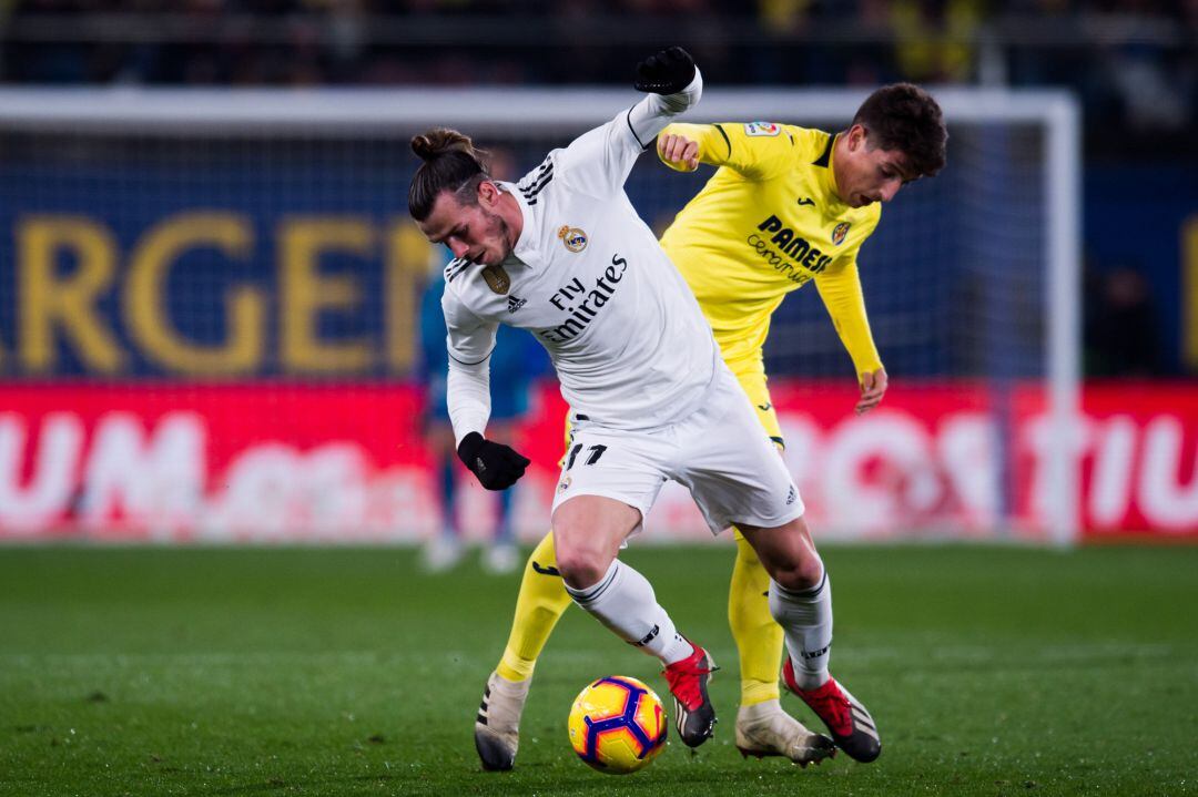 Bale, durante el partido