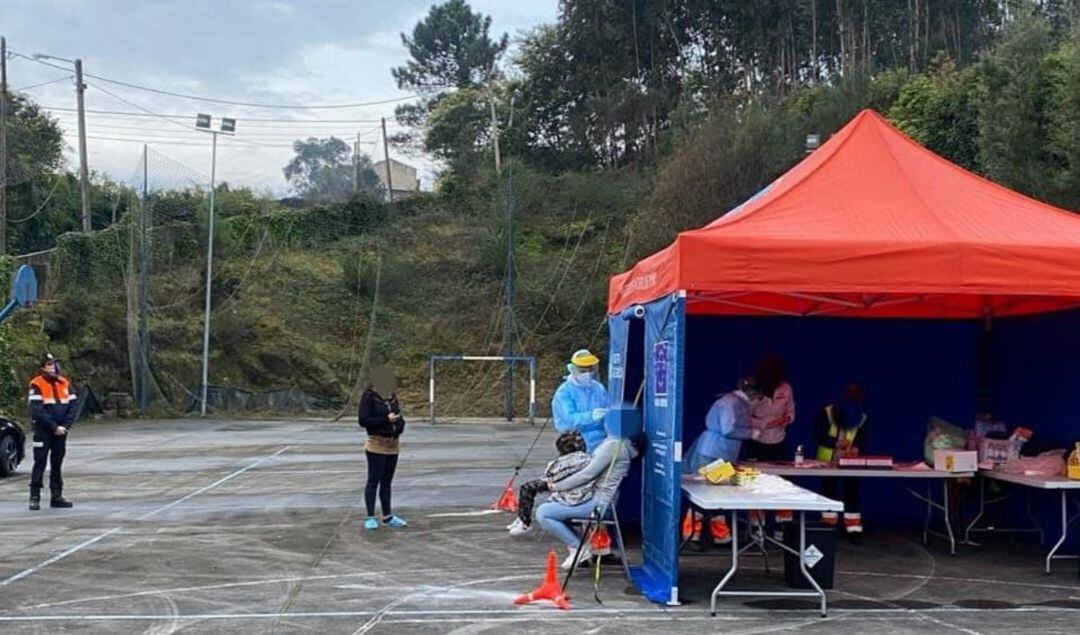 Cribado para detectar positivos de coronavirus