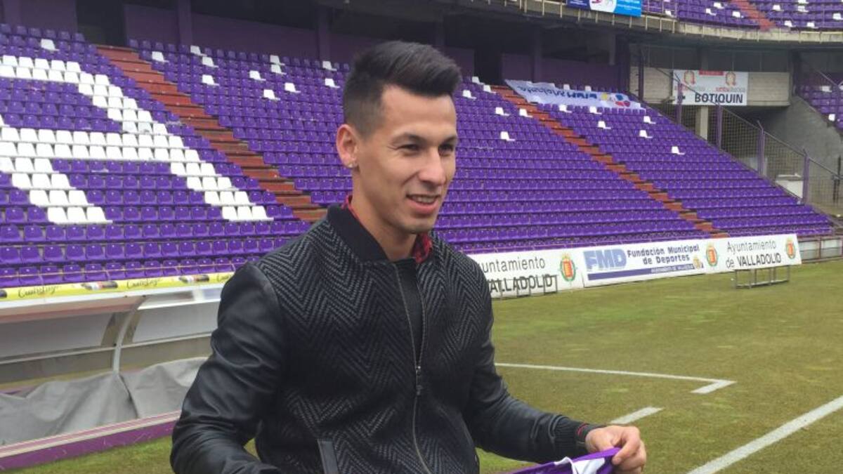 Hernán Pérez es blanquivioleta