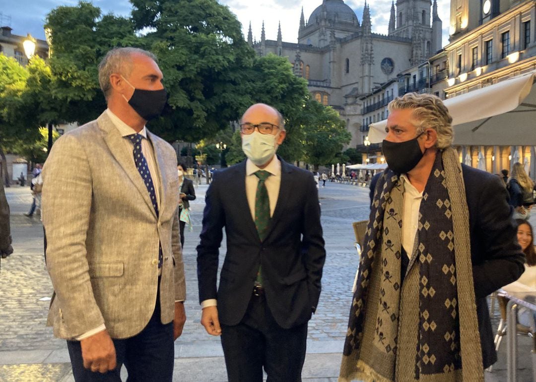 El consejero de Cultura y Turismo, Javier Ortega, durante una visita a Segovia