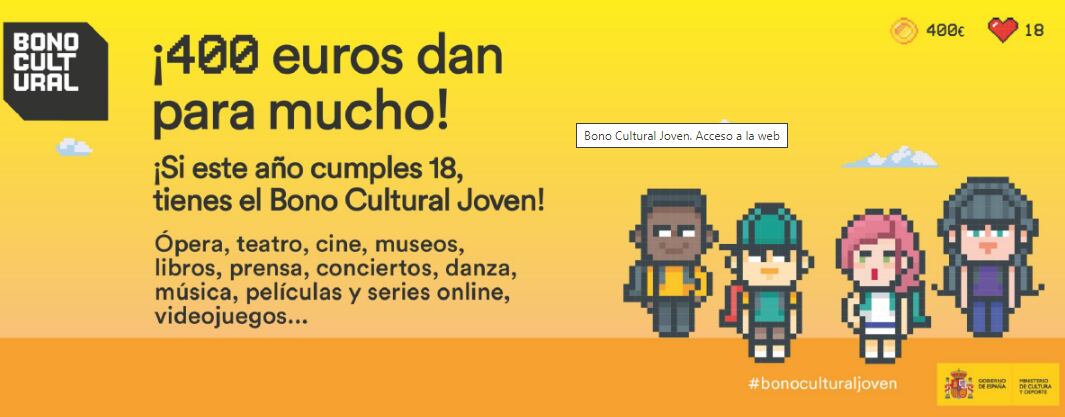 Bono Cultural Joven