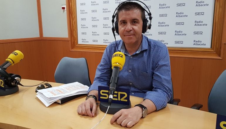 Santiago Cabañero, en Radio Albacete