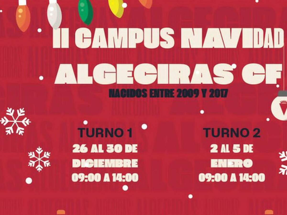 El II Campus de Navidad, un éxito en el Algeciras