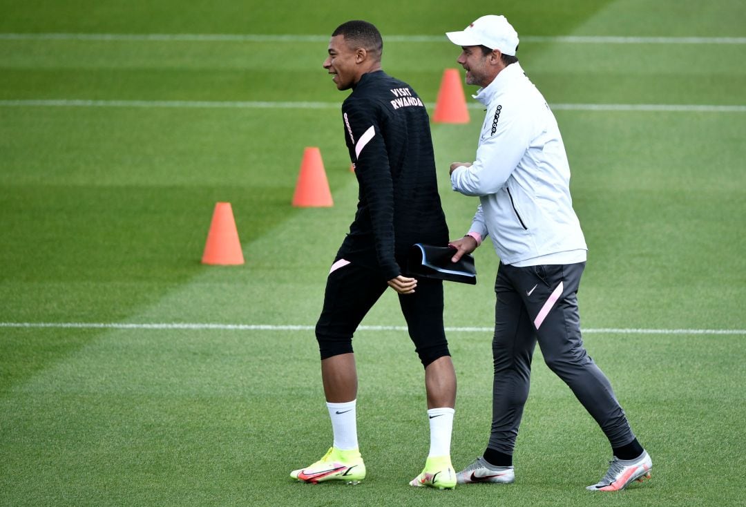 Pochettino y Mbappé