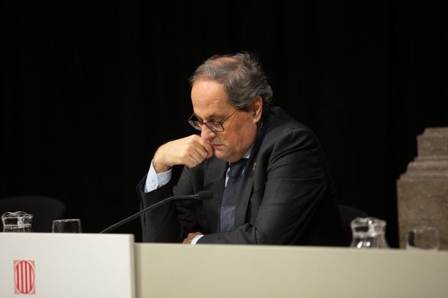 El president de la Generalitat, Quim Torra