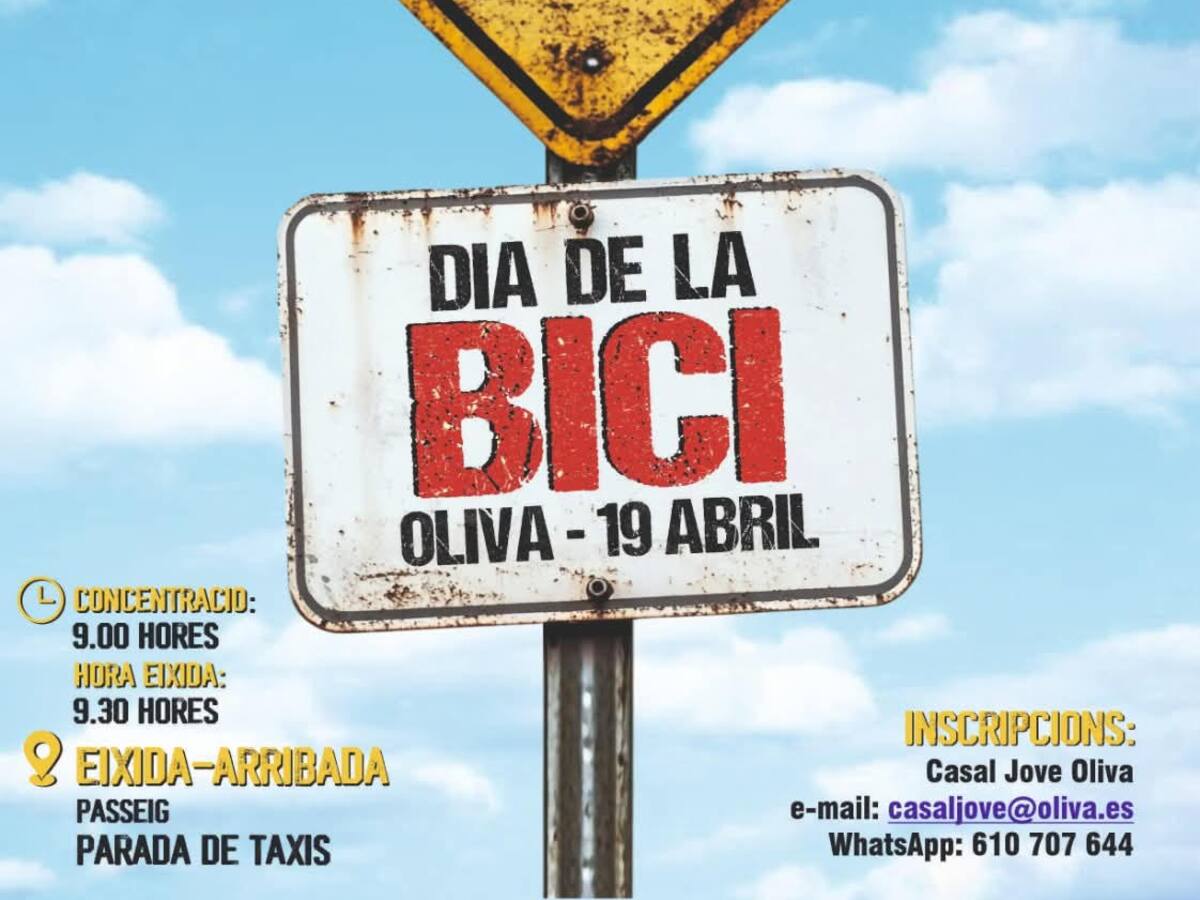 Oliva celebra el Día de la Bici