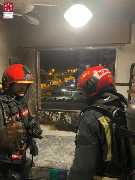 Bomberos en vivienda incendiada en Benicàssim