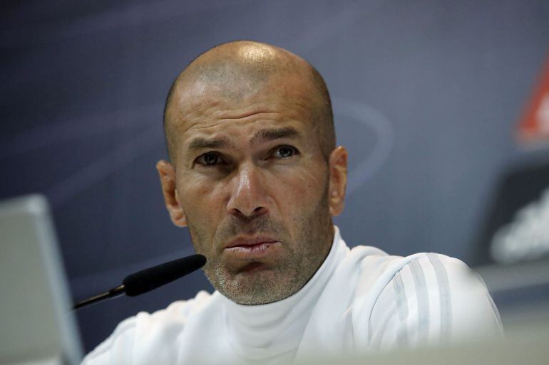 Zidane en rueda de prensa