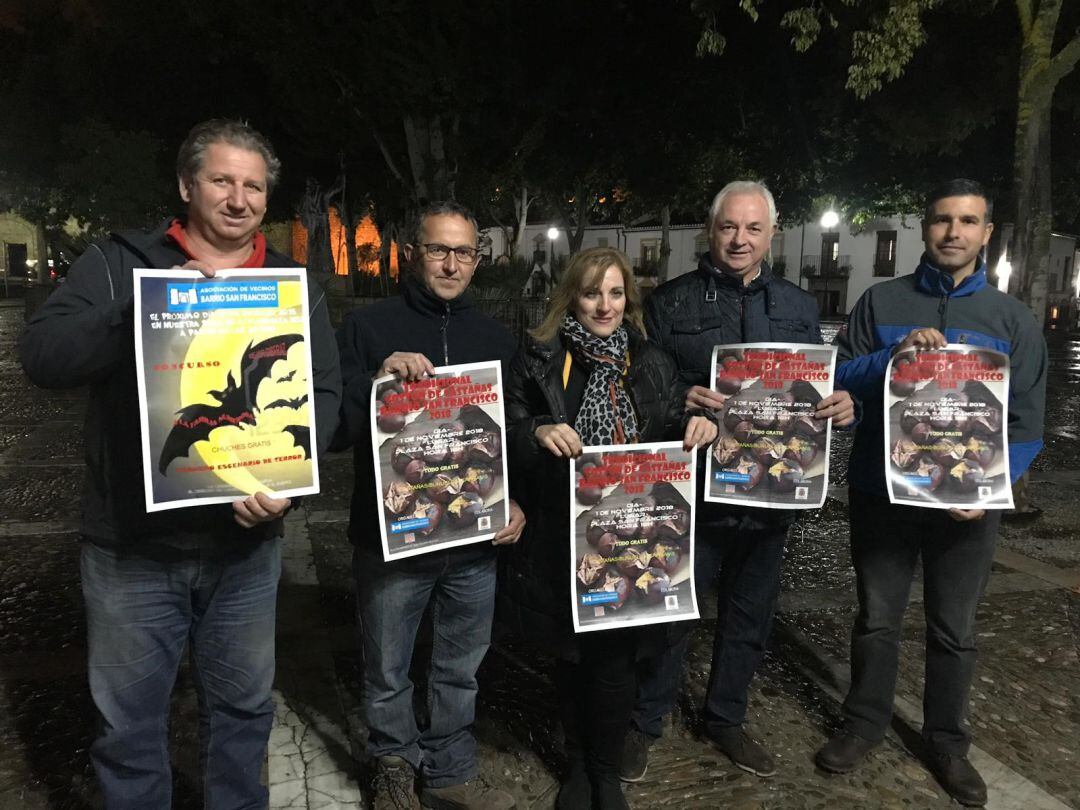 Presentación del tostón del Barrio San Francisco con motivo de la festividad de Todos los Santos.