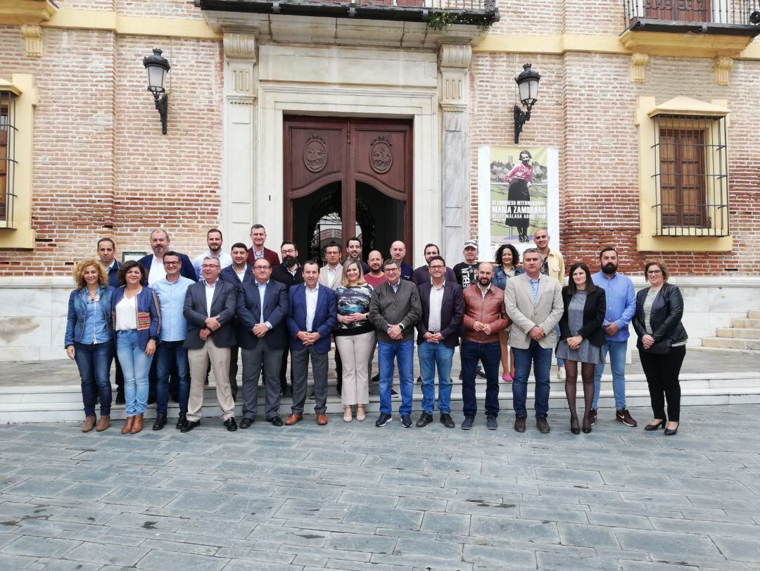 Antonio Moreno Ferrer, María Jesús Serrano y José Luis Ruiz Espejo en Vélez-Málaga