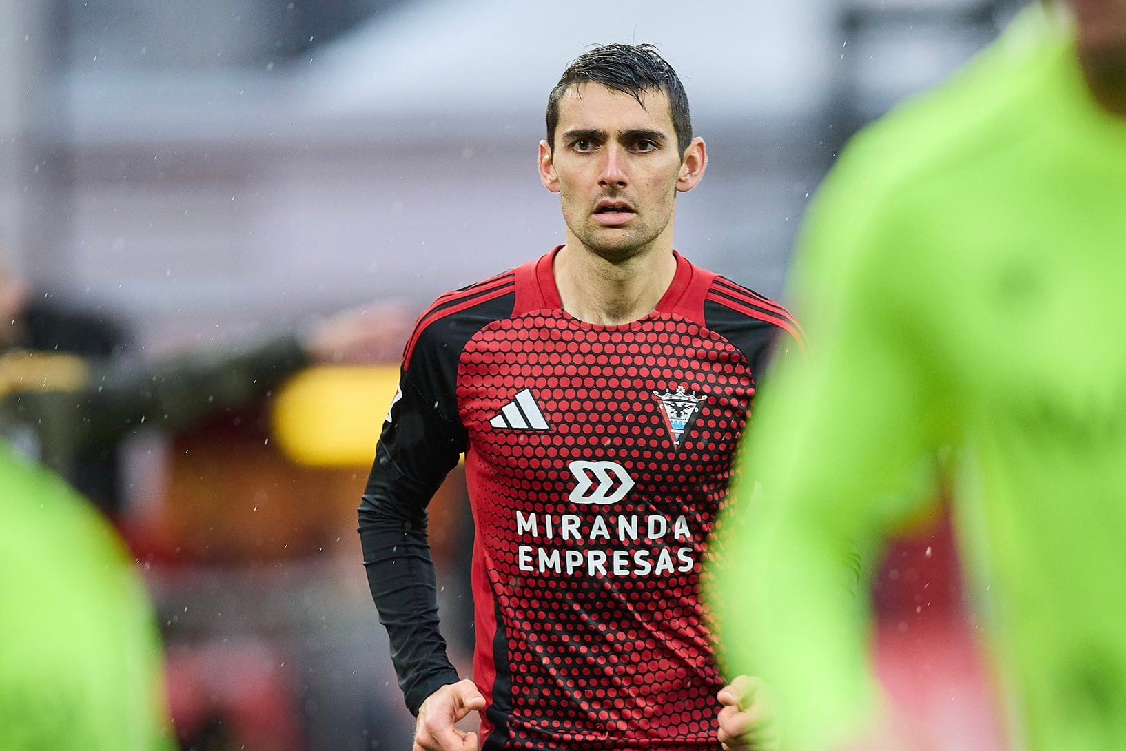 Ander Martín con el CD Mirandés.