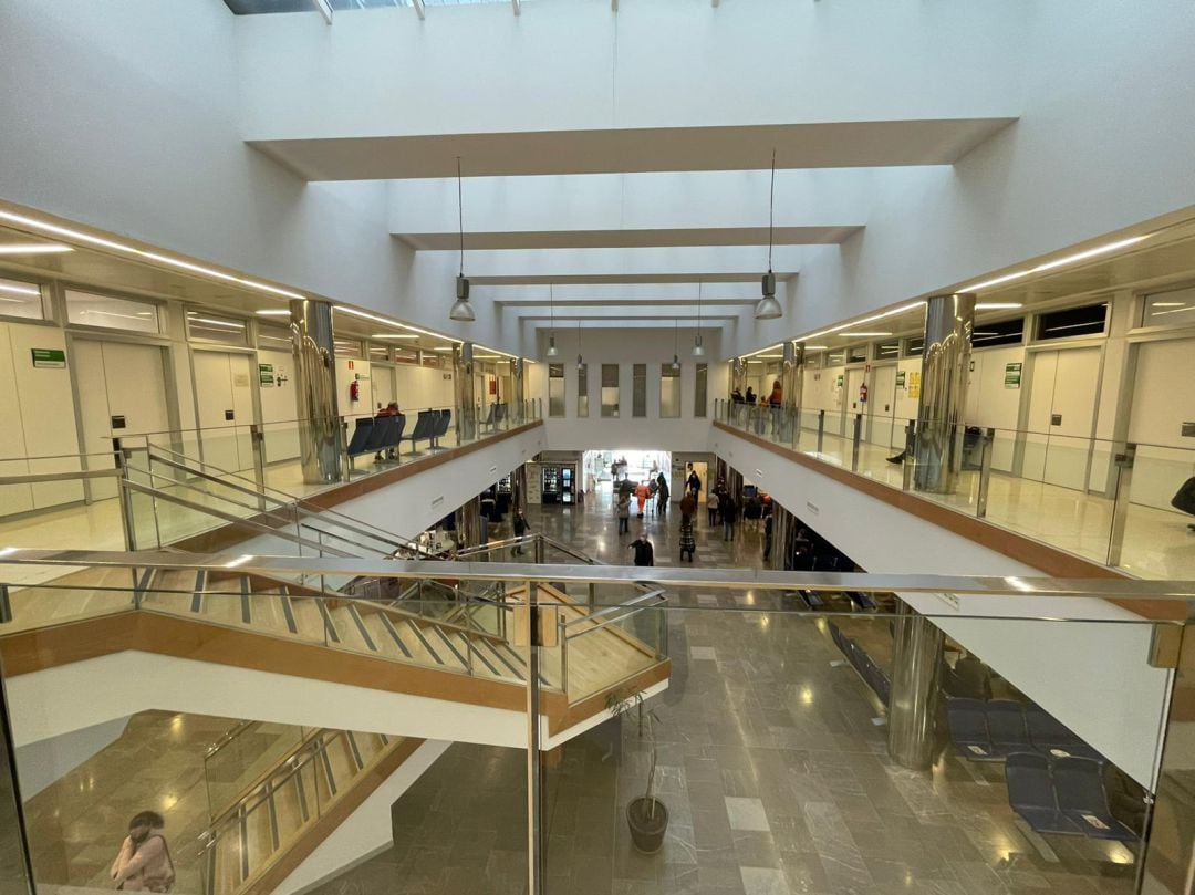 Interior del hospital Clinico de Málaga