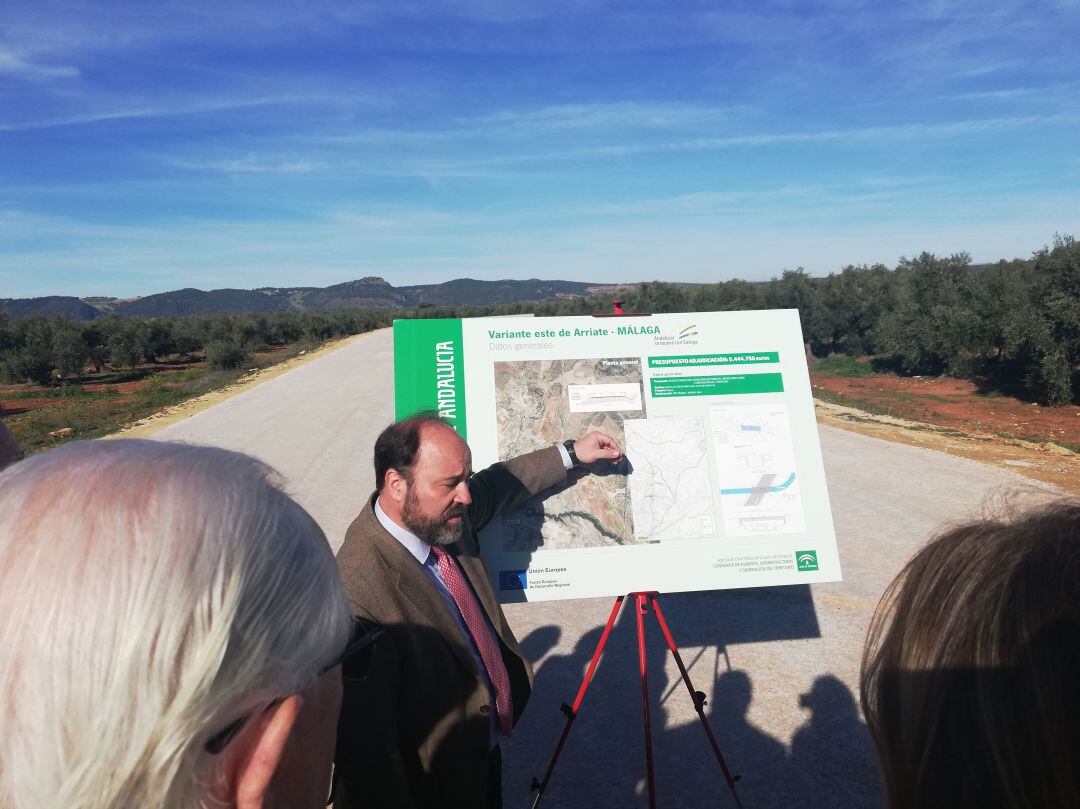 Archivo. Presentación de la última fase de construcción de la vía 