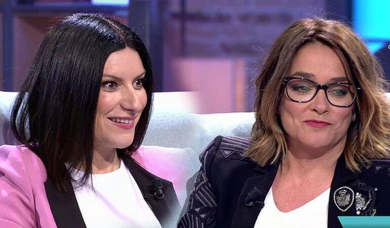 Laura Pausini visita &#039;Viva la vida&#039; en Telecinco