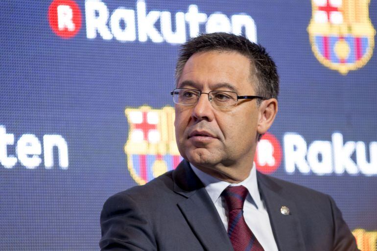 Bartomeu en un acto del Barcelona 