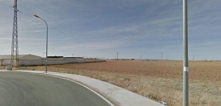 Localización donde se ampliará el polígono industrial de Manzanares (Ciudad Real) 