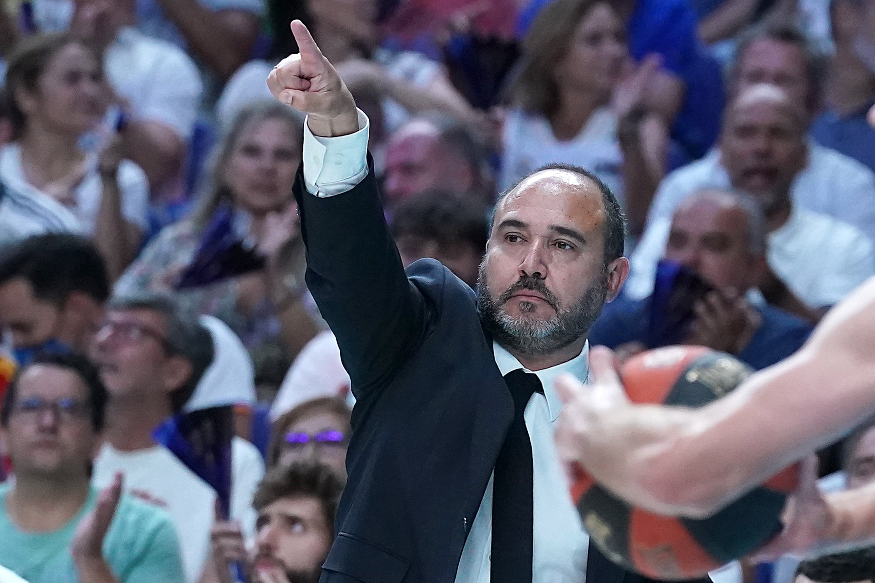 Chus Mateo, durante un partido con el Real Madrid (Photo by ALTERPHOTOS/Acero/DeFodi Images via Getty Images)