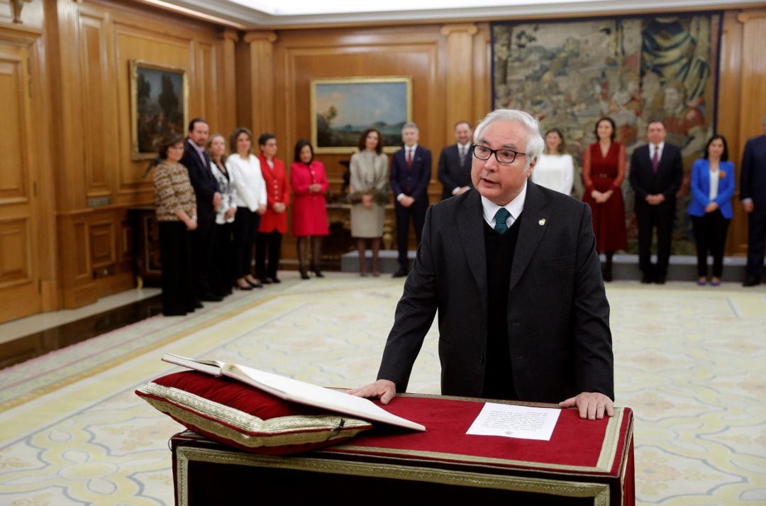 El  ministro de Universidades, Manuel Castells.