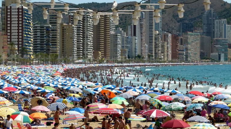 Playa de Levante de Benidorm