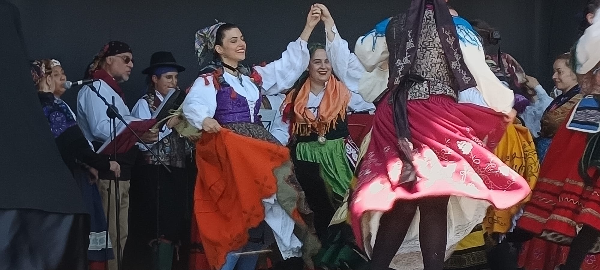 Un momento de la actuación del grupo El Torrejón