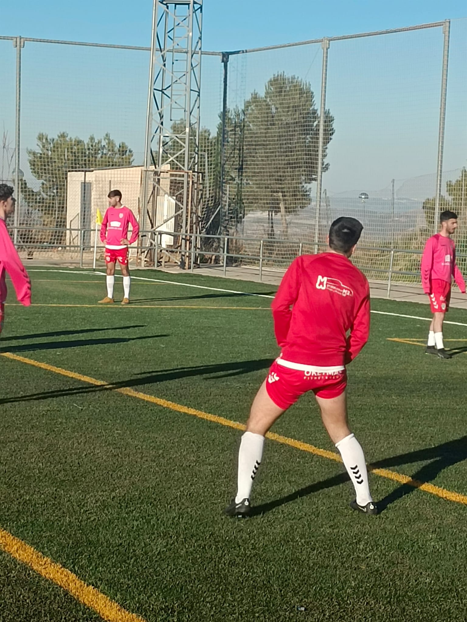 Momentos previos al partido del Iliturgi CF ante el Inter de Jaén.